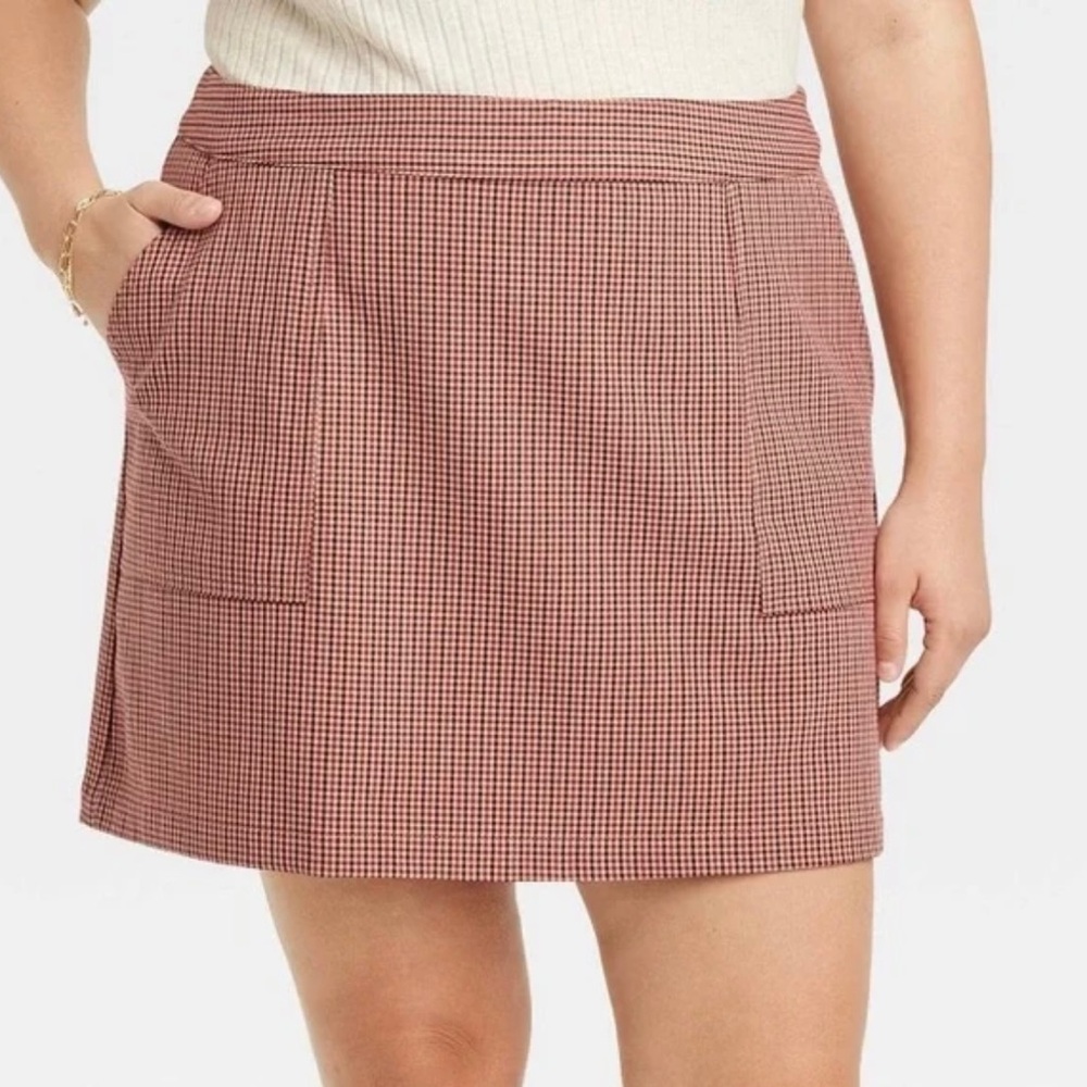 Plaid. Skirt